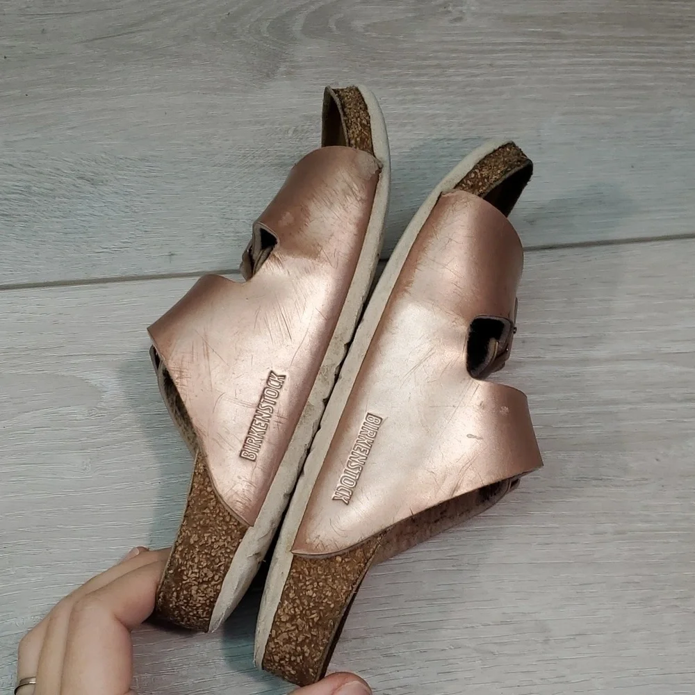 Birkenstock Kids Girls Arizona Rose Sandals Slides shoes sz 30/C12